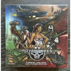 Metal Adventures Board Game by Lionel Borg, 2015 Matagot, New And Sealed
